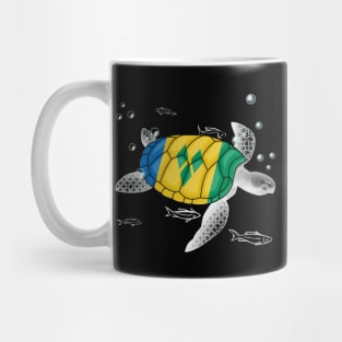 Saint Vincent and the Grenadines Turtle Mug